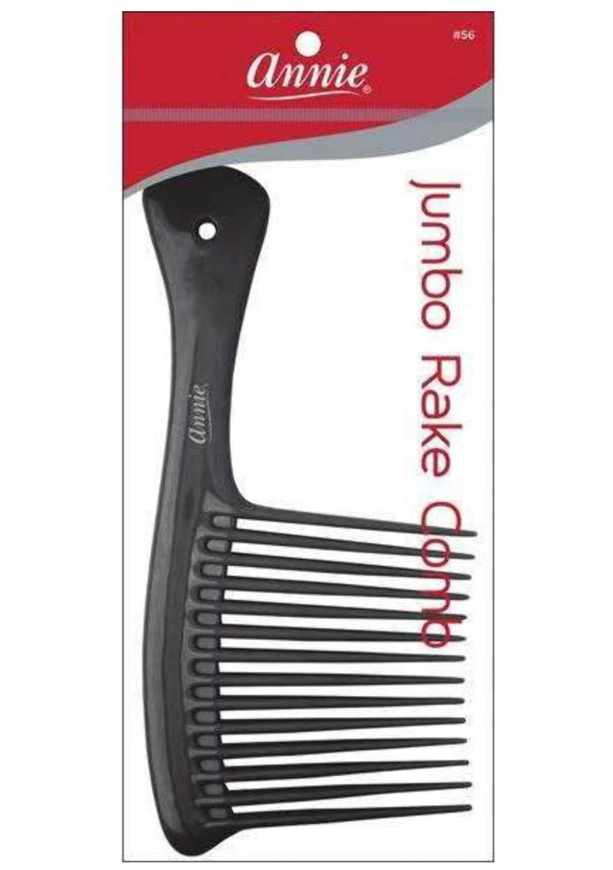 Annie Jumbo Rake Comb #23 – Professional Hair Styling Tool for Detangling & Volume