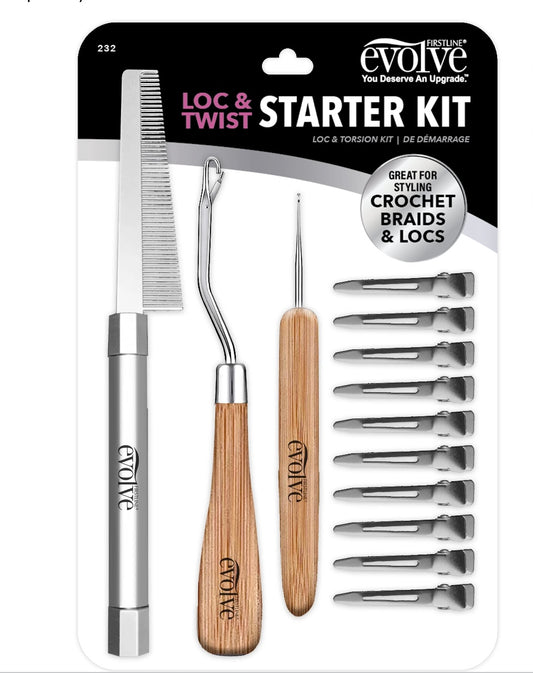 Evolve Loc & Twist Starter Kit – Complete Hair Care Set for Locs, Twists & Natural Styles