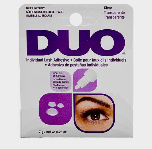 DUO Individual Lash Adhesive 0.25oz – Long-Lasting, Clear Lash Glue for Individual Lashes
