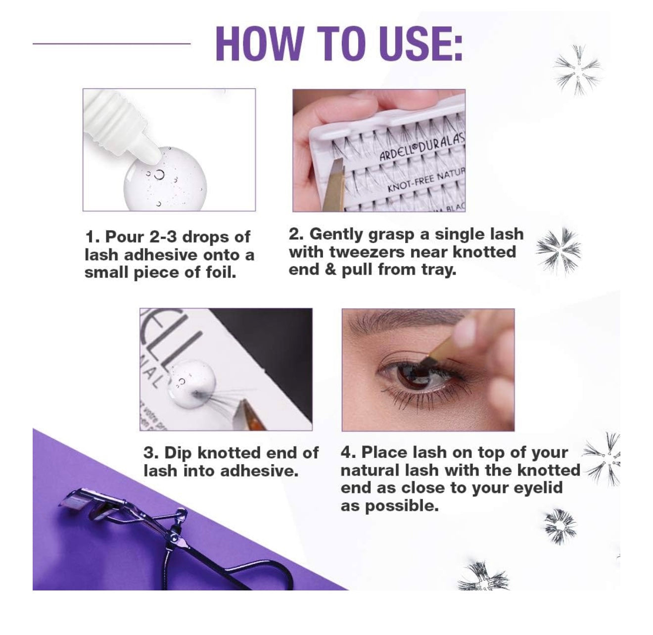 DUO Individual Lash Adhesive 0.25oz – Long-Lasting, Clear Lash Glue for Individual Lashes