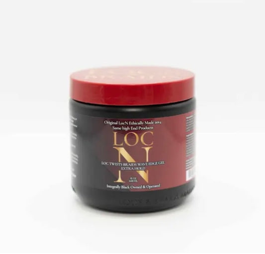 Loc N Loc Twists & Braids Gel – Maximum Hold Edge Control 16oz