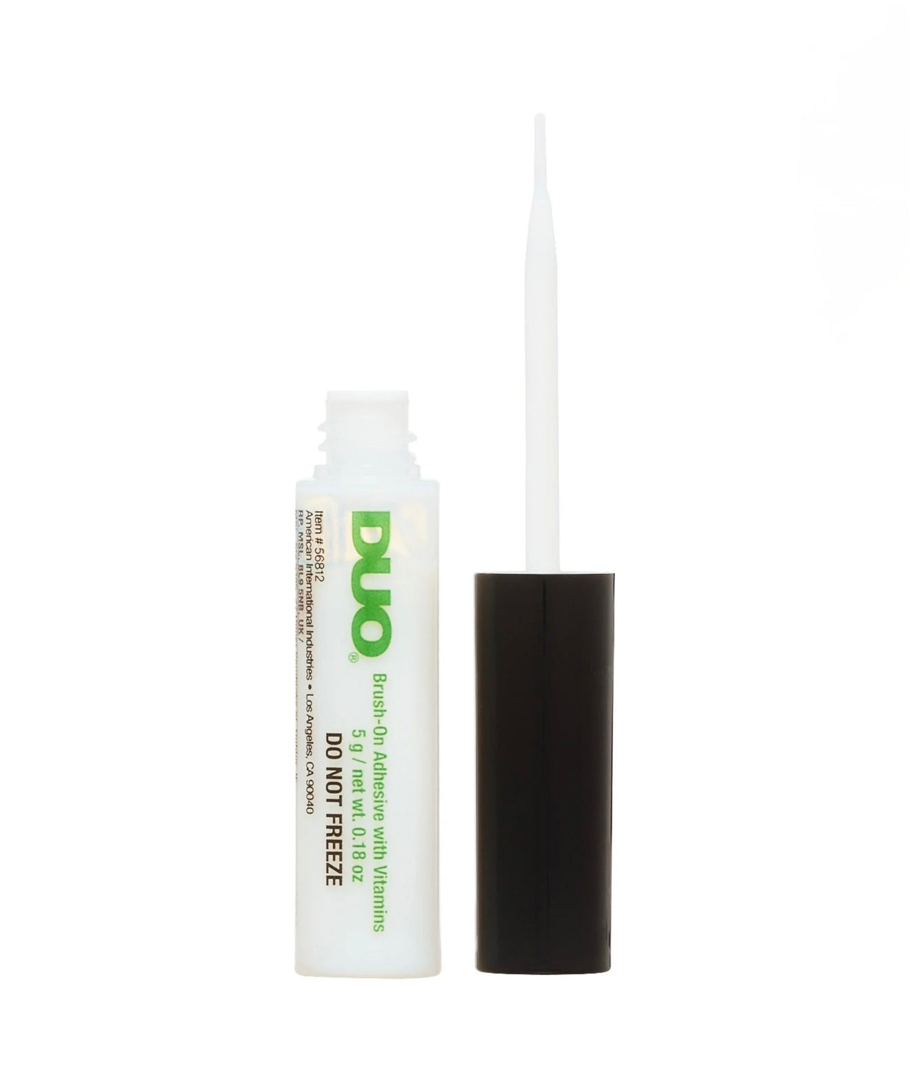 DUO Brush-On Strip Lash Adhesive 0.18 oz – Long-Lasting, Latex-Free Lash Glue with Easy Brush Applicator