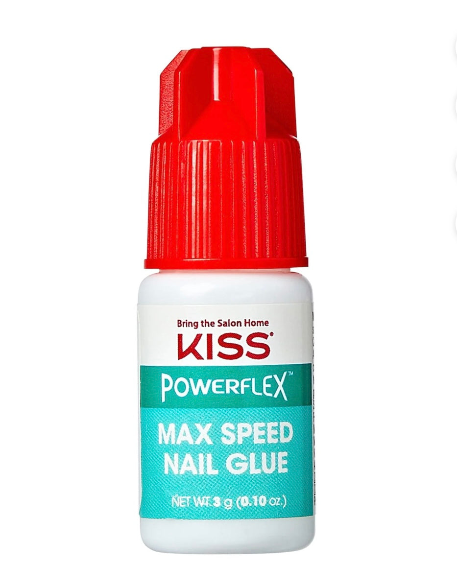 KISS PowerFlex Max Speed Nail Glue – Ultra-Hold Instant Bond 0.10 oz