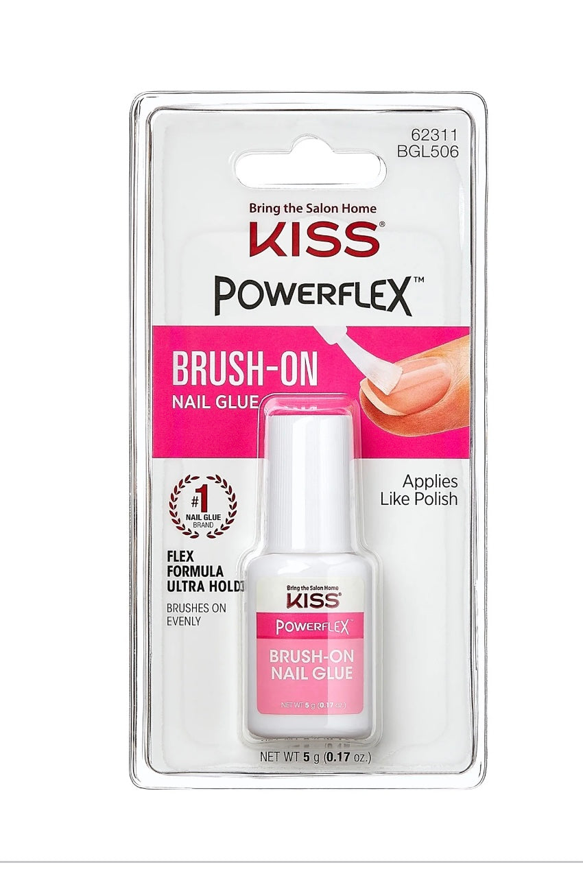 KISS PowerFlex Brush-On Nail Glue 0.17 oz