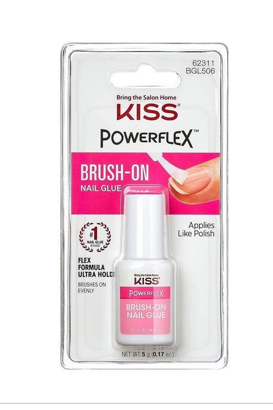 KISS PowerFlex Brush-On Nail Glue 0.17 oz